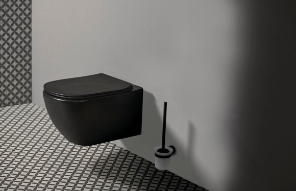 Комплект унитаза с инсталляцией Ideal Standard Tesi Aqua Blade T3868V3/123A6 с сиденьем Микролифт и Черной матовой клавишей смыва Комплект унитаза с инсталляцией Ideal Standard Tesi Aqua Blade T3868V3/123A6 с сиденьем Микролифт и Черной матовой клавишей смыва