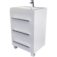 Тумба под раковину Marka One Mix 60Н У75940 Белая Тумба под раковину Marka One Mix 60Н У75940 Белая