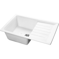 Кухонная мойка GranFest Practic GF-P760L Белая Кухонная мойка GranFest Practic GF-P760L Белая