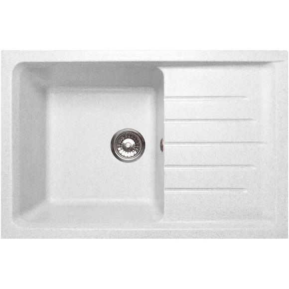 Кухонная мойка GranFest Practic GF-P760L Белая Кухонная мойка GranFest Practic GF-P760L Белая