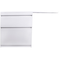 Тумба под раковину Style Line Даллас Люкс Plus 140 L СС-00002385 Белая