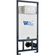 Инсталляция WeltWasser WW Marberg 507 SE WT 10000011215 для унитаза с Белой матовой клавишей смыва