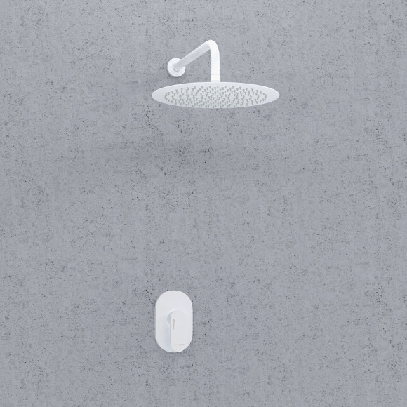 Душевая система WasserKRAFT А85146 Белая матовая