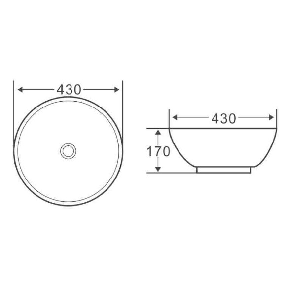 Раковина-чаша BelBagno 43 BB1077 Белая Раковина-чаша BelBagno 43 BB1077 Белая