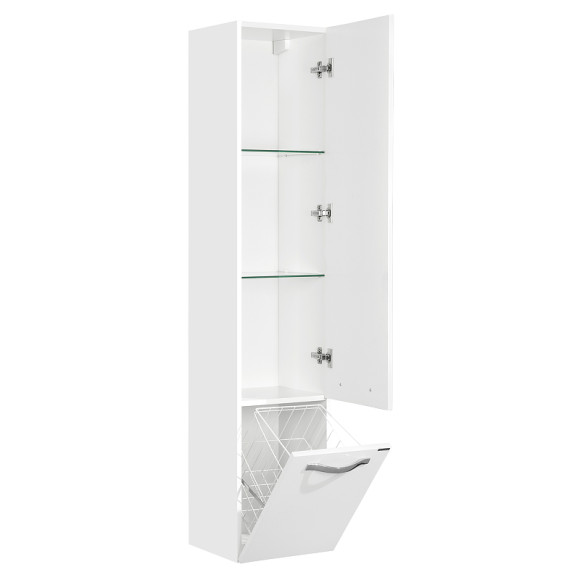 Шкаф пенал Aquaton Ария 1A134403AA010 подвесной Белый