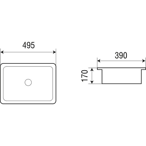 Раковина WeltWasser Deilbach 6068 49 10000004600 Белый глянец