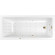 Акриловая ванна Whitecross Wave 160x80 0101.160080.100.NANO.GL с гидромассажем Акриловая ванна Whitecross Wave 160x80 0101.160080.100.NANO.GL с гидромассажем