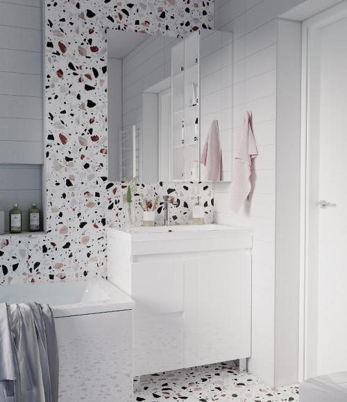 Подвесной шкаф 1MarKa Cube 25 У79533 Белый