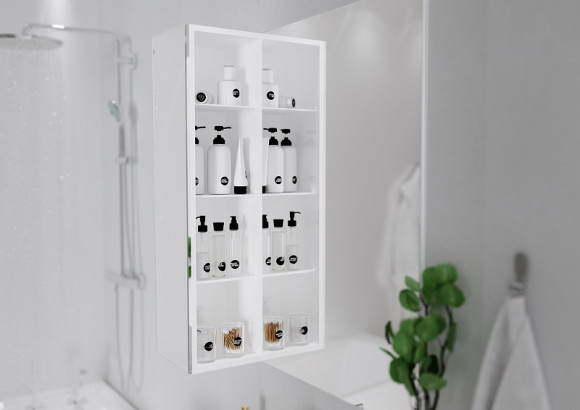 Подвесной шкаф 1MarKa Cube 25 У79533 Белый