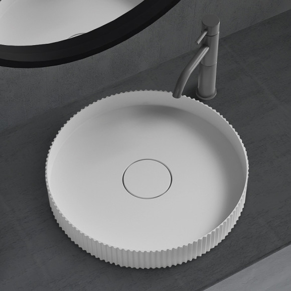 Раковина-чаша Abber Stein 40 AS2604 Белая матовая Раковина-чаша Abber Stein 40 AS2604 Белая матовая