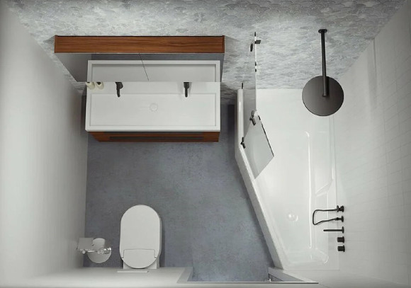 Акриловая ванна Riho Rething Space 170х90 L B114001005 (BR1600500000000) без гидромассажа