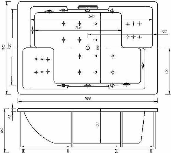 Акриловая ванна Aquatek Дорадо 190х130 DOR190-0000006 без гидромассажа без панелей с каркасом (разборный) со слив-переливом Акриловая ванна Aquatek Дорадо 190х130 DOR190-0000006 без гидромассажа без панелей с каркасом (разборный) со слив-переливом