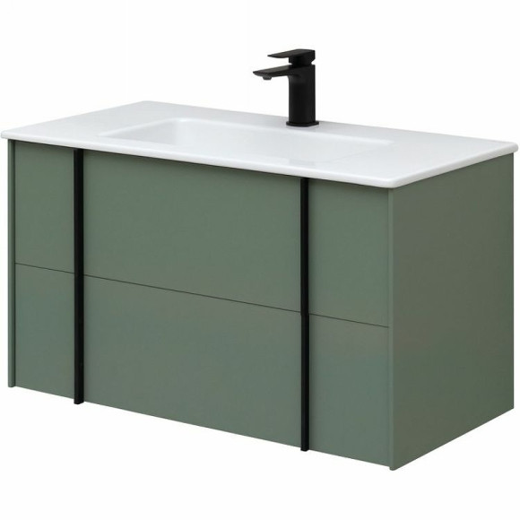 Тумба под раковину Allen Brau Reality 90 1.32006.CGM подвесная Олива матовая Тумба под раковину Allen Brau Reality 90 1.32006.CGM подвесная Олива матовая
