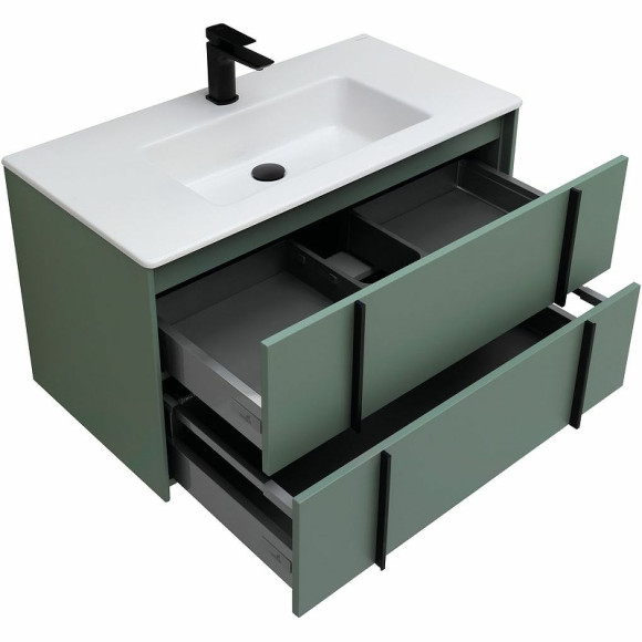 Тумба под раковину Allen Brau Reality 90 1.32006.CGM подвесная Олива матовая Тумба под раковину Allen Brau Reality 90 1.32006.CGM подвесная Олива матовая