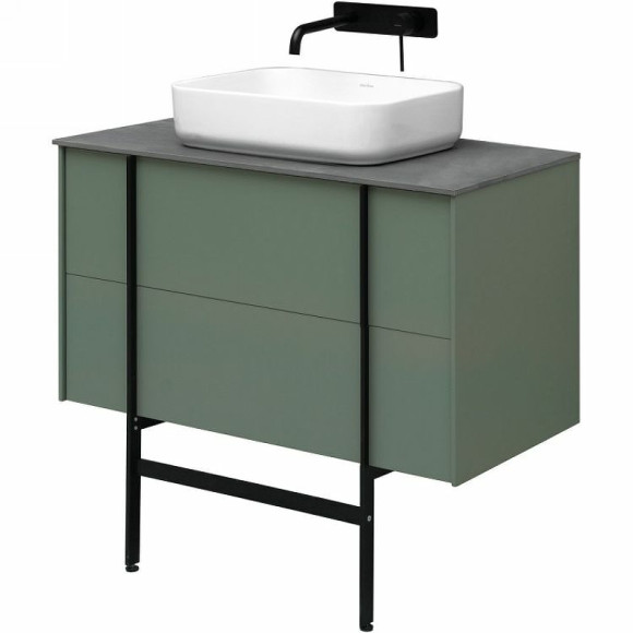 Тумба под раковину Allen Brau Reality 90 1.32006.CGM подвесная Олива матовая Тумба под раковину Allen Brau Reality 90 1.32006.CGM подвесная Олива матовая