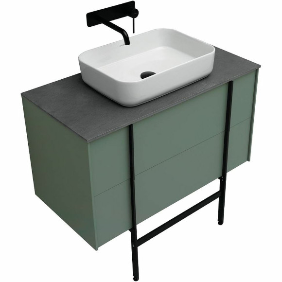 Тумба под раковину Allen Brau Reality 90 1.32006.CGM подвесная Олива матовая Тумба под раковину Allen Brau Reality 90 1.32006.CGM подвесная Олива матовая