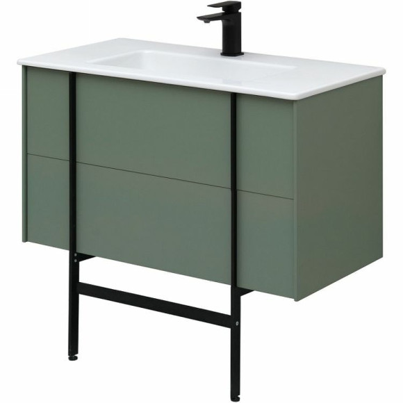 Тумба под раковину Allen Brau Reality 90 1.32006.CGM подвесная Олива матовая Тумба под раковину Allen Brau Reality 90 1.32006.CGM подвесная Олива матовая