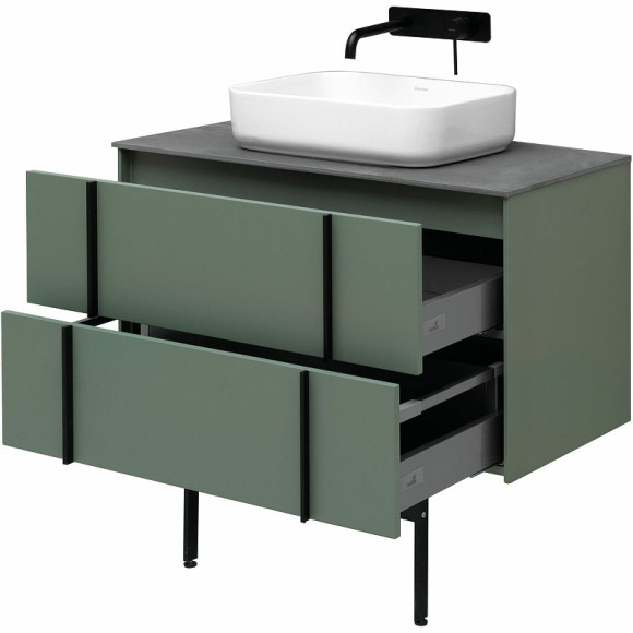 Тумба под раковину Allen Brau Reality 90 1.32006.CGM подвесная Олива матовая Тумба под раковину Allen Brau Reality 90 1.32006.CGM подвесная Олива матовая