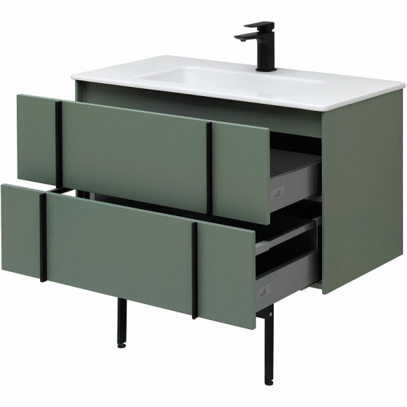 Тумба под раковину Allen Brau Reality 90 1.32006.CGM подвесная Олива матовая Тумба под раковину Allen Brau Reality 90 1.32006.CGM подвесная Олива матовая