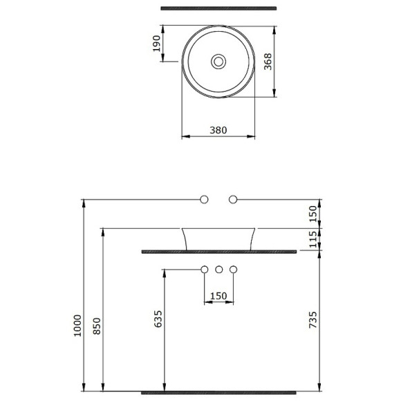 Раковина-чаша Berges Ego SL 38 181011 Белая глянцевая Раковина-чаша Berges Ego SL 38 181011 Белая глянцевая