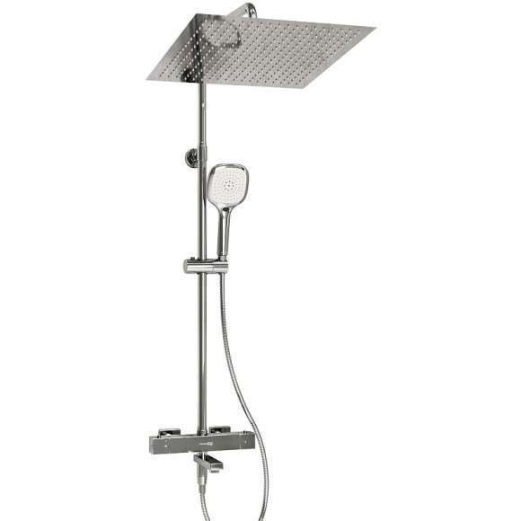 Душевая система WasserKRAFT A199.119.065.010.CH Thermo с термостатом Хром Душевая система WasserKRAFT A199.119.065.010.CH Thermo с термостатом Хром