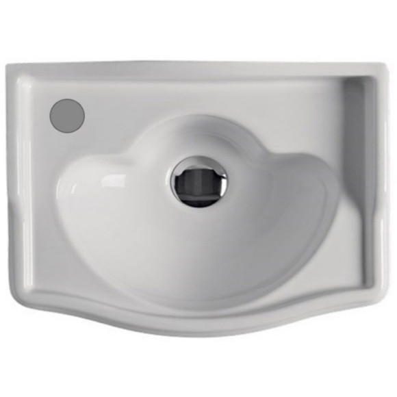 Раковина Kerasan Retro 41 103301*1 sx Белая