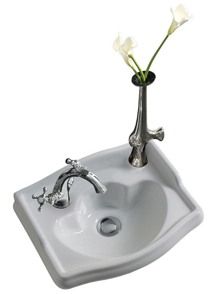 Раковина Kerasan Retro 41 103301*1 sx Белая