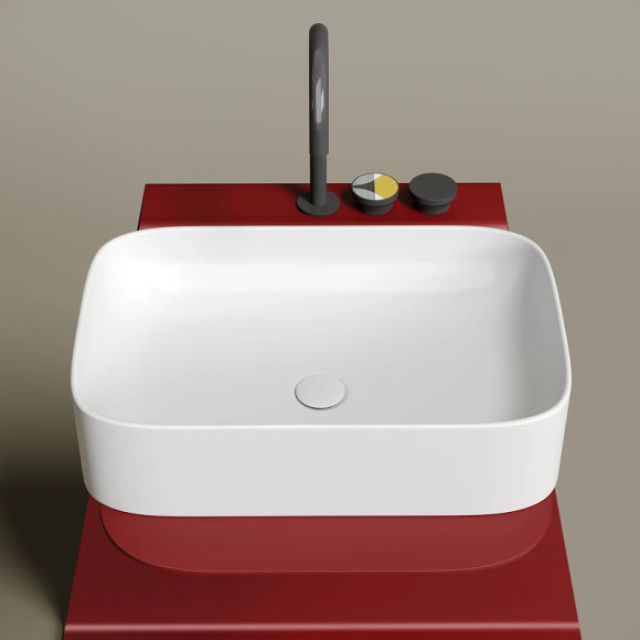 Раковина-чаша Ceramicanova Element 61 CN6053MW Белая матовая Раковина-чаша Ceramicanova Element 61 CN6053MW Белая матовая