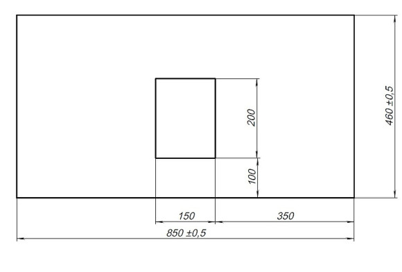Столешница под раковину Allen Brau Infinity 85 1.21011.G-S Серый структ