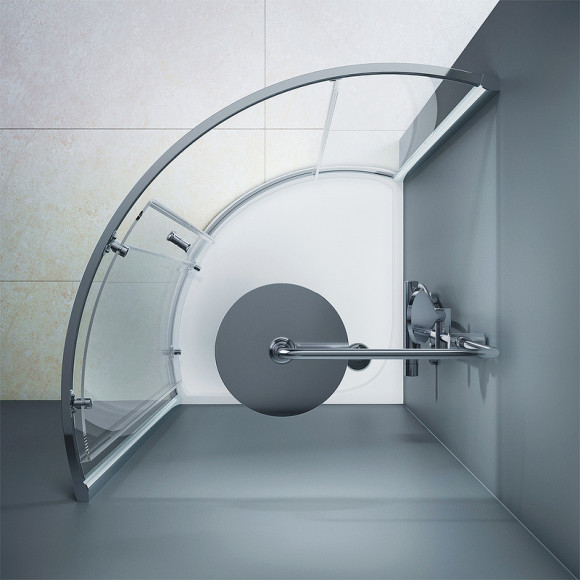 Душевой уголок AM.PM Like Solo Slide 90x90 W83G-315-090CT профиль Хром глянцевый стекло прозрачное Душевой уголок AM.PM Like Solo Slide 90x90 W83G-315-090CT профиль Хром глянцевый стекло прозрачное