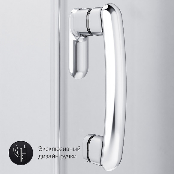 Душевой уголок AM.PM Like Solo Slide 90x90 W83G-315-090CT профиль Хром глянцевый стекло прозрачное Душевой уголок AM.PM Like Solo Slide 90x90 W83G-315-090CT профиль Хром глянцевый стекло прозрачное