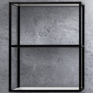 Полка Cezares Cadro 60 CADRO-60/30/80-2C-SO-MET-ST Черная матовая Полка Cezares Cadro 60 CADRO-60/30/80-2C-SO-MET-ST Черная матовая