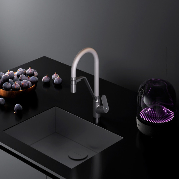 Смеситель для кухни AM.PM Like F8007825 Черный матовый Серый Смеситель для кухни AM.PM Like F8007825 Черный матовый Серый