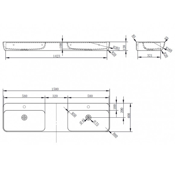 Раковина Abber Kristall 150 AT2807Rubin Красная Раковина Abber Kristall 150 AT2807Rubin Красная