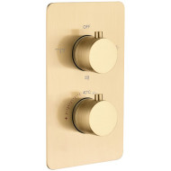 Смеситель для душа Boheme Cell 134-3-MG с термостатом Золото матовое