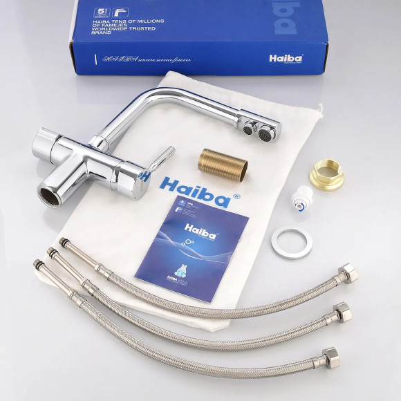 Смеситель для кухни Haiba HB70088 Хром Смеситель для кухни Haiba HB70088 Хром