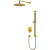 Душевая система Whitecross Y brushed gold YSET05GLB Брашированное золото