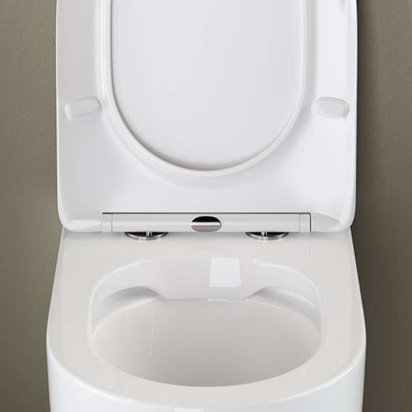 Унитаз Ceramicanova Mia Rimless CN1810 приставной с сиденьем Микролифт Унитаз Ceramicanova Mia Rimless CN1810 приставной с сиденьем Микролифт