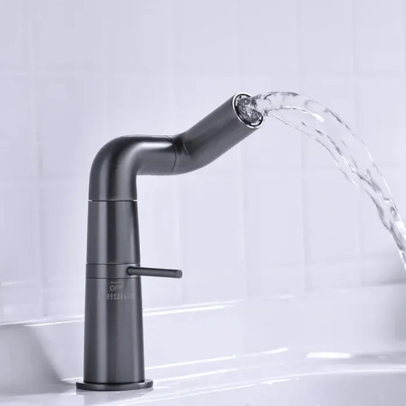 Смеситель для раковины Haiba HB10813-3 Пепельный