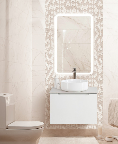 Тумба под раковину BelBagno Etna 60 ETNA-600-1C-SO-BL-P подвесная Bianco Lucido