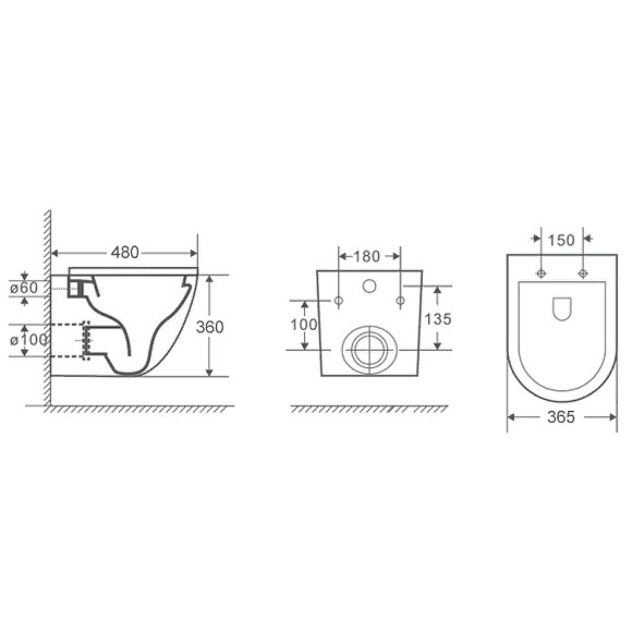 Унитаз Azario Teramo AZ-053E-R-MB SP подвесной Черный матовый с сиденьем Микролифт Унитаз Azario Teramo AZ-053E-R-MB SP подвесной Черный матовый с сиденьем Микролифт