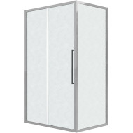 Душевой уголок Grossman Cosmo 130х90 120.K33.02.1390.10.02 профиль Хром стекло шиншилла