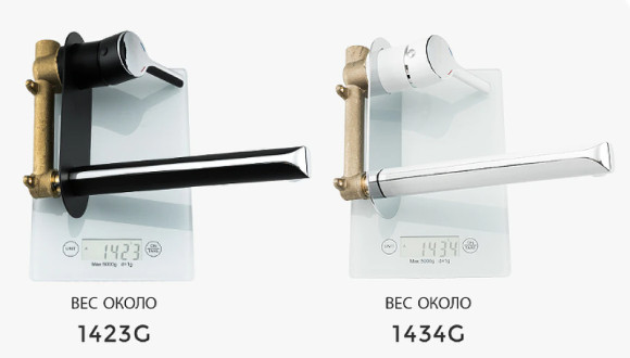 Смеситель для раковины Gappo G03-6 G1003-26 Черный матовый Хром