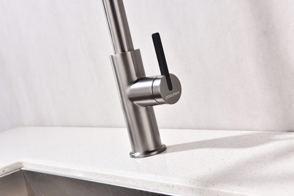 Смеситель для кухни Paulmark Tornado To213402-B Беретта