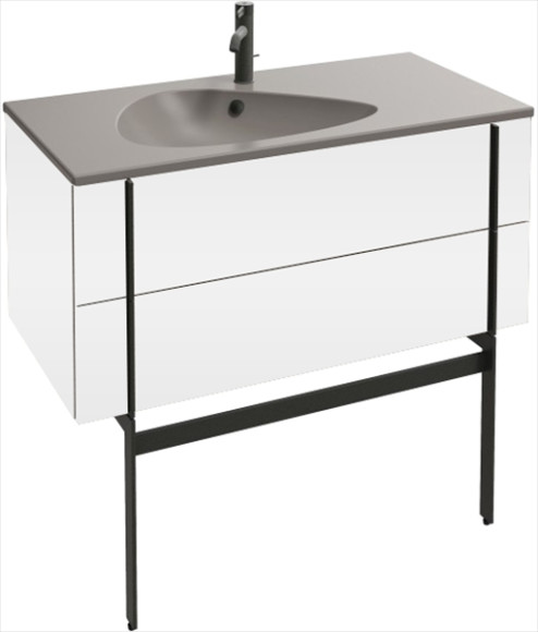 Тумба под раковину Jacob Delafon Nouvelle Vague 100 EB3032-G1C подвесная Белый лак