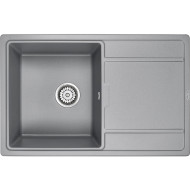 Кухонная мойка Paulmark Flugen 50-780 PM217850-GRM Серый металлик