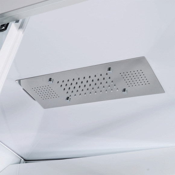 Душевая кабина Orans 130x90 L 86155l0 с гидромассажем профиль Белый задние стенки Белые Душевая кабина Orans 130x90 L 86155l0 с гидромассажем профиль Белый задние стенки Белые