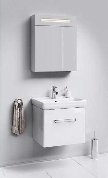 Тумба под раковину Aqwella Нео 60 Neo.01.06/1 подвесная Белая