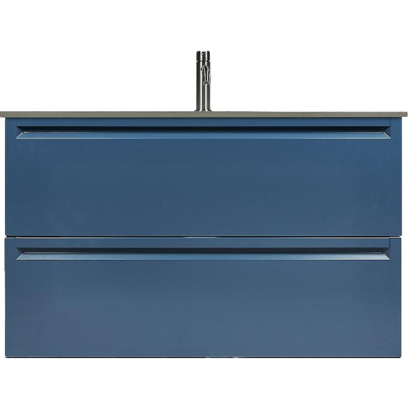 Тумба с раковиной Inda Piccadilly 80BD подвесная Blu Denim