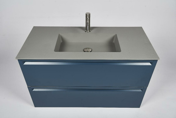 Тумба с раковиной Inda Piccadilly 80BD подвесная Blu Denim